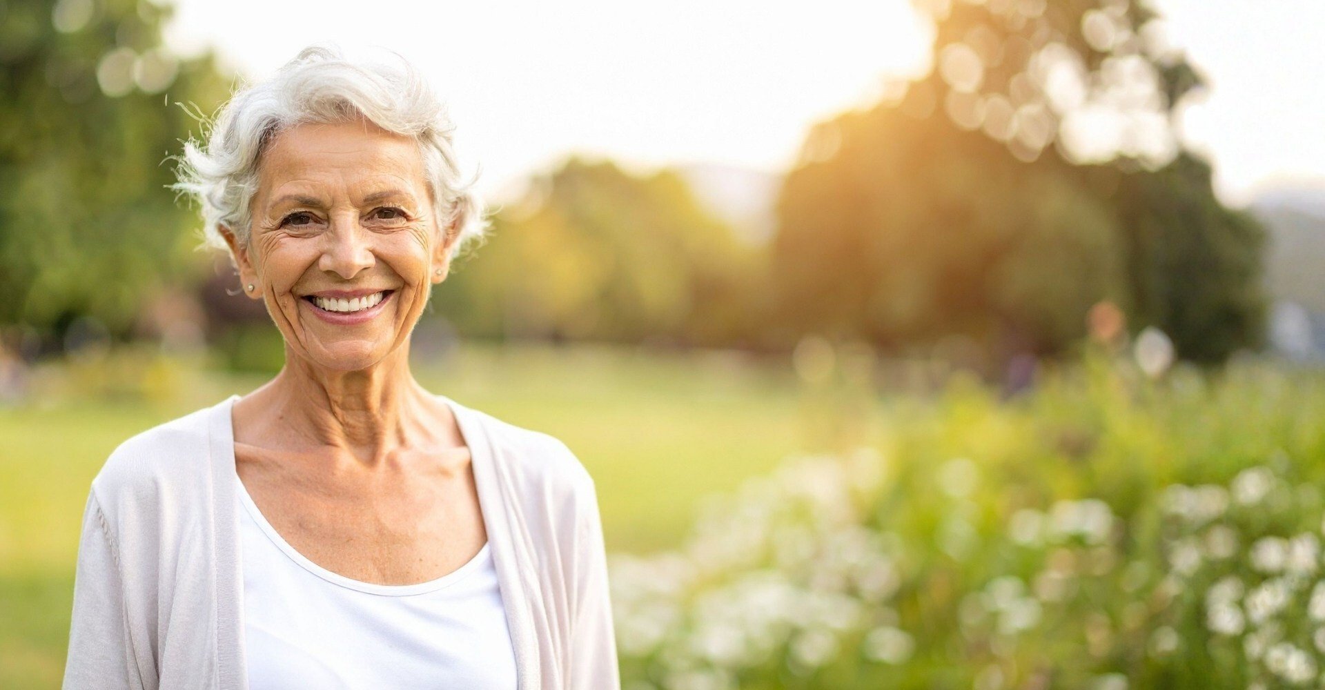 Woman Outside field 1920